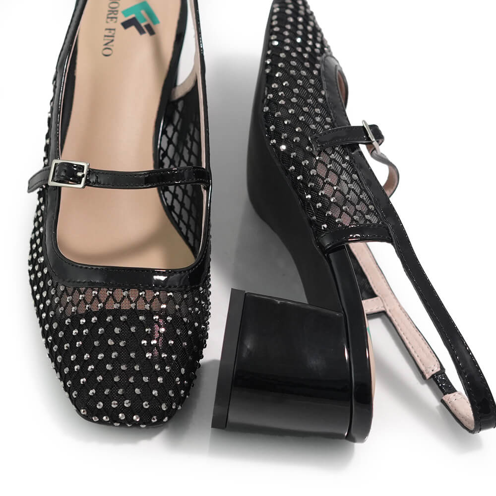 PANTOFI DECUPATI FIORE FINO