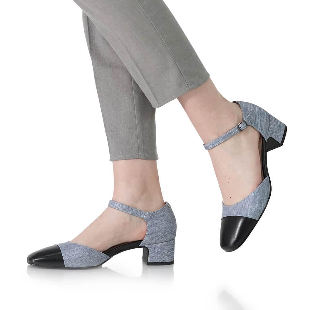 Pantofi din piele naturala Mary Jane
