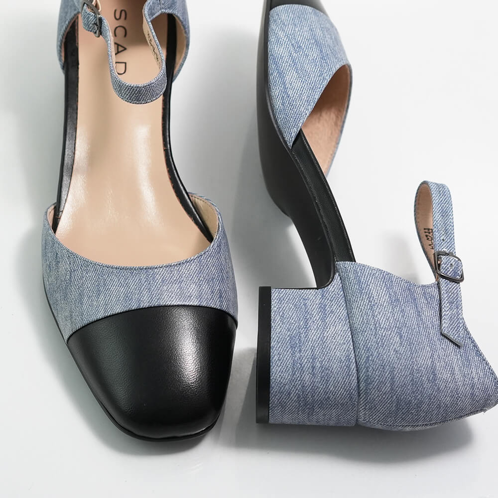 Pantofi din piele naturala Mary Jane