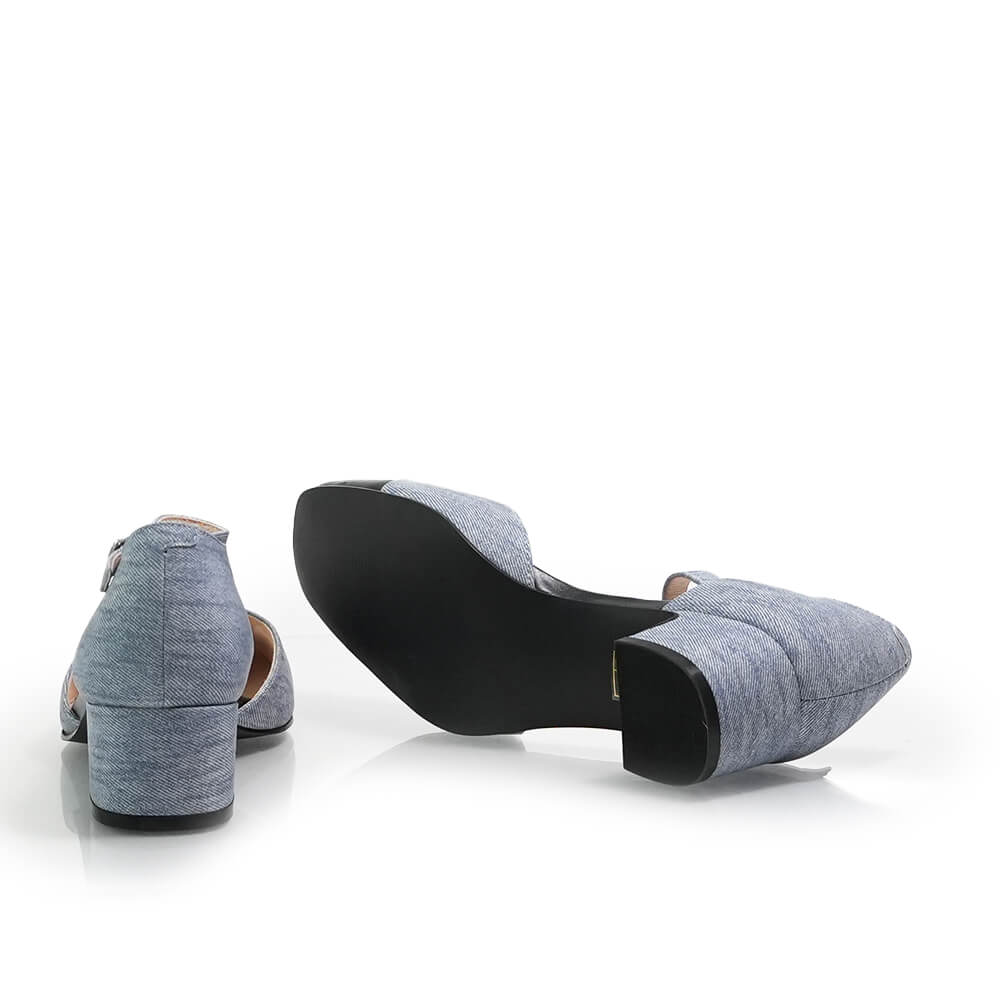 Pantofi din piele naturala Mary Jane