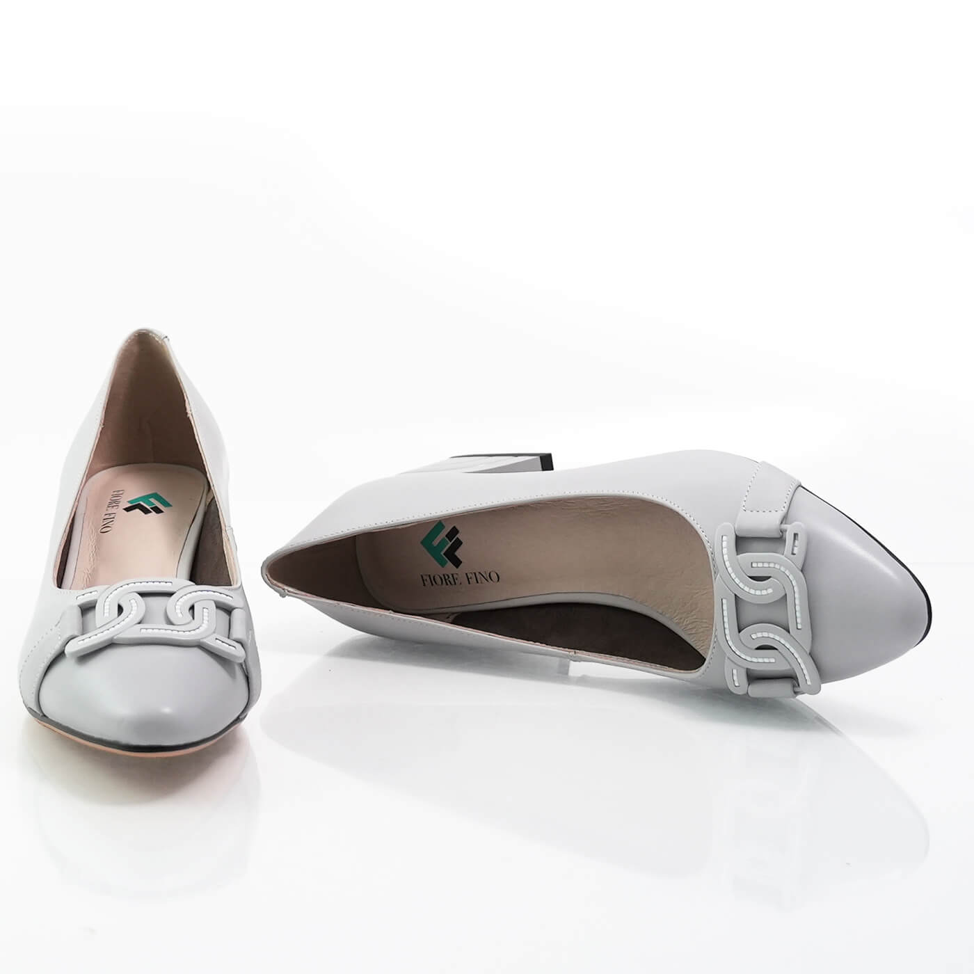 Pantofi eleganti fiore fino